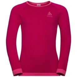 T-Shirt ML PERFORMANCE Kid Warm Cerise – ODLO