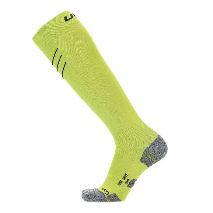 MAN SKI SOCKS RACE SHAPE LIME – UYN 3 MAN SKI SOCKS RACE SHAPE LIME – UYN