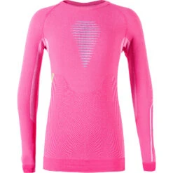 KIDS VISYON UW SHIRT LG MAGENTA/PEACOCK/LIME – UYN